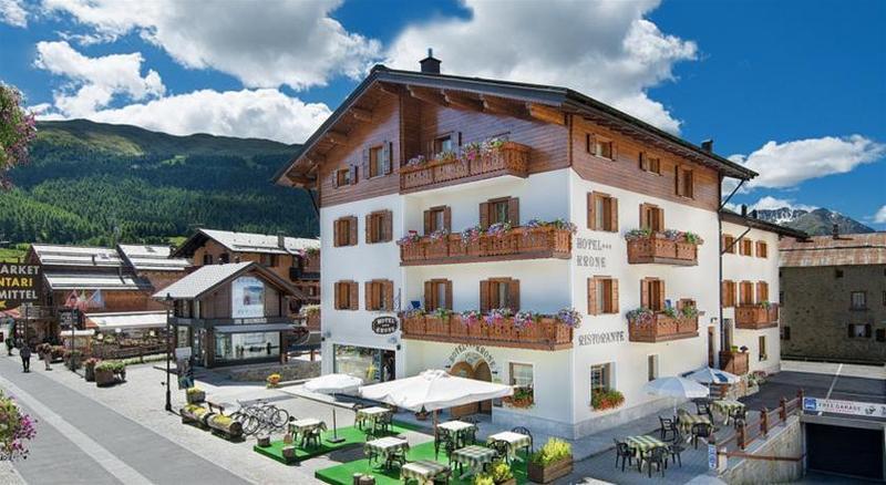 Hotel Krone Livigno Kültér fotó