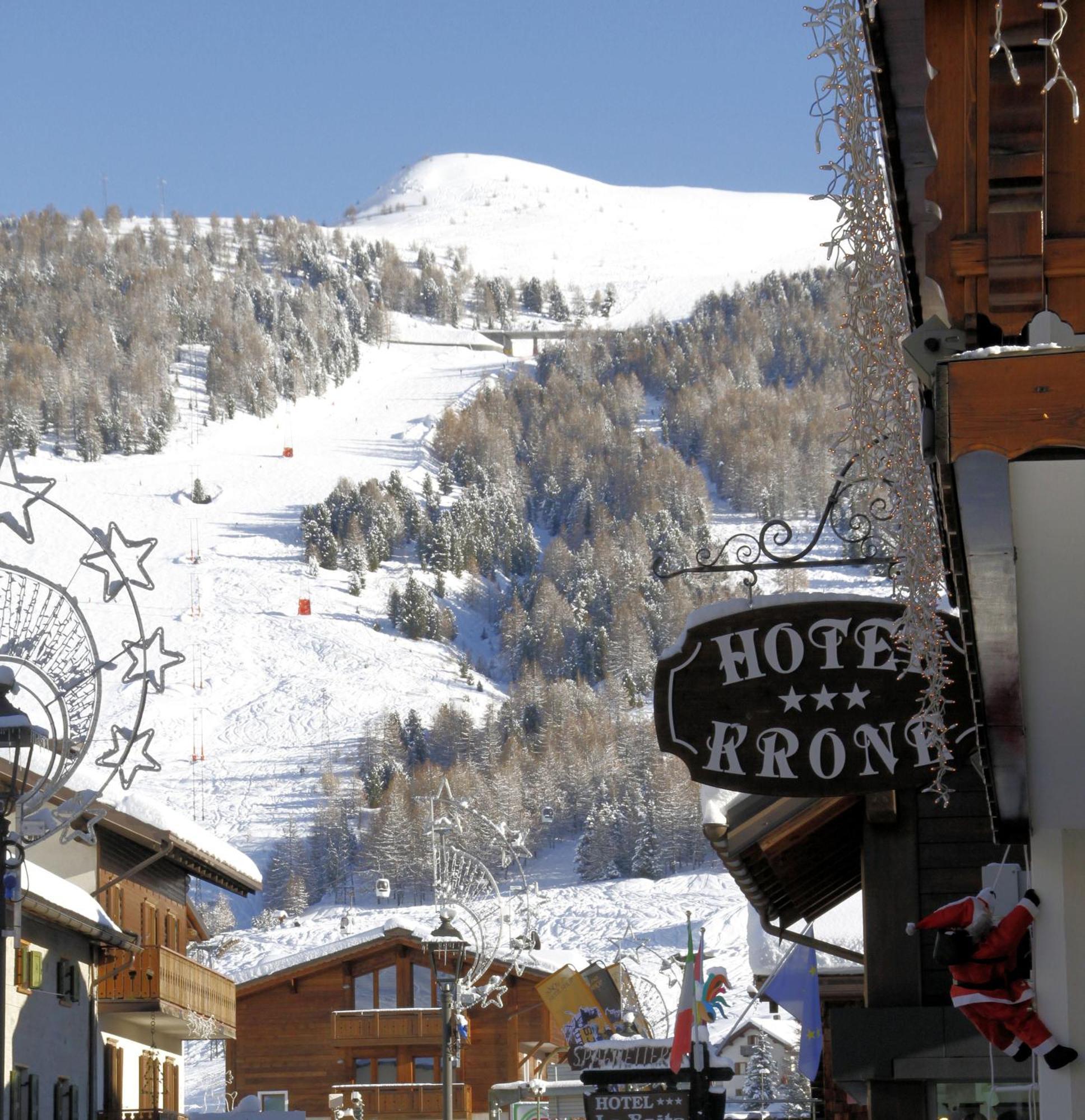 Hotel Krone Livigno Kültér fotó